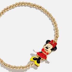 NWT Minnie Mouse Bauble Bar Gold Beaded bracelet